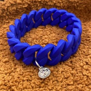 Marc by Marc Jacobs Rubber Blue Bracelet w/ Charm